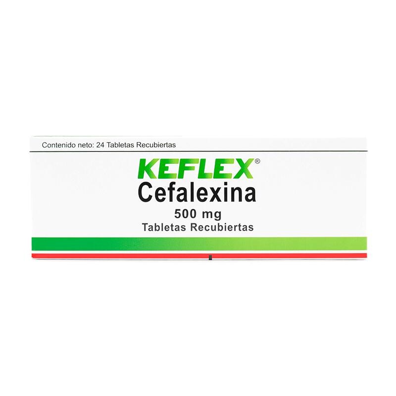 Keflex Fracción 8 Tabletas 500mg