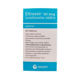 Eltroxin Aspen 50 Tabletas 50mcg