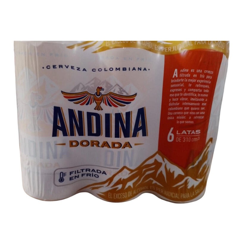 Cerveza Andina 6unds 330mL