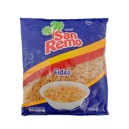 Pasta Fideo San Remo 250gr