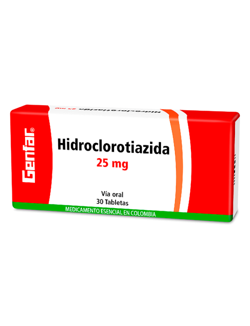 Hidroclorotiazida Genfar 30...