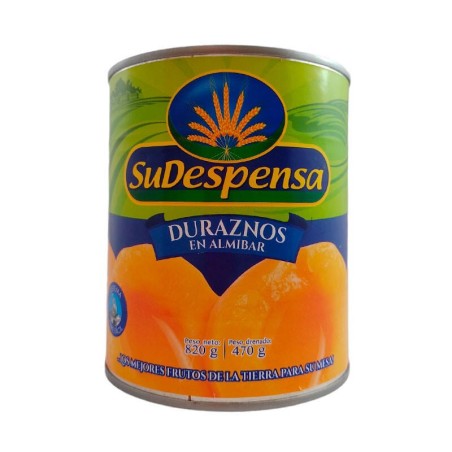 Duraznos En Almíbar SuDespensa 820gr