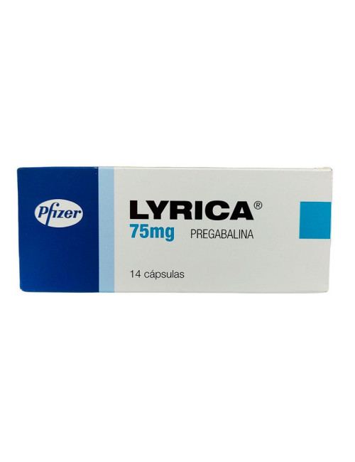 Lyrica Pfizer 14 Cápsulas 75mg