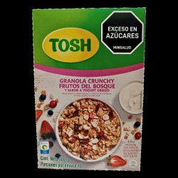 Cereal Tosh Granola Crunchy Frutos Rojos Yogurt Griego 300gr