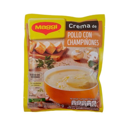 Crema de Pollo con Champiñones Maggi 75gr