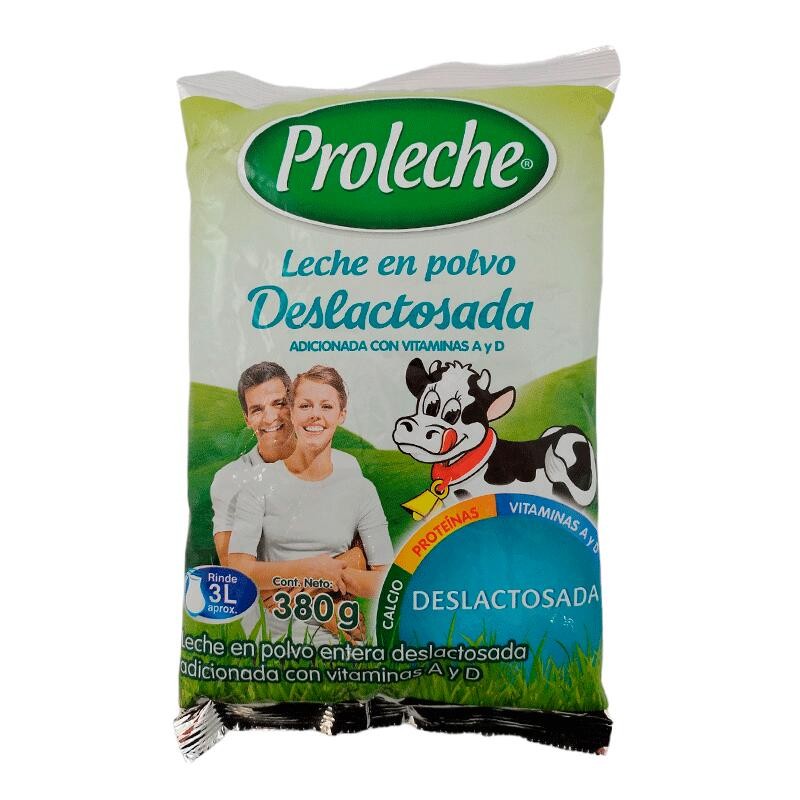 Leche en Polvo Proleche Deslactosada 380gr