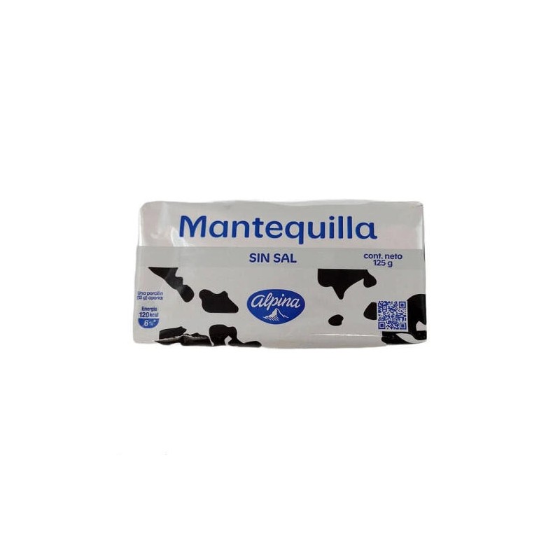 Mantequilla Alpina sin Sal 125gr