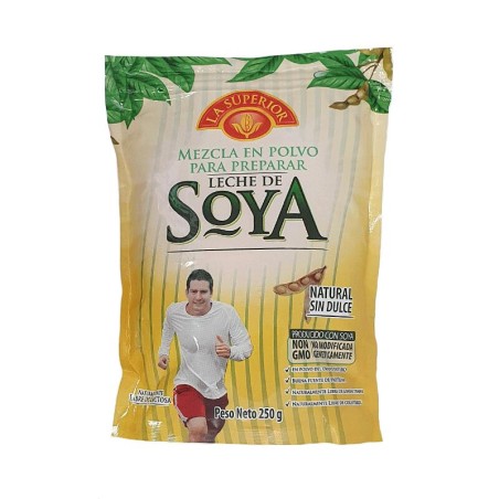 Leche de Soya Superior Natural 250gr