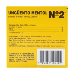 Ungüento Mentol No 2 10gr