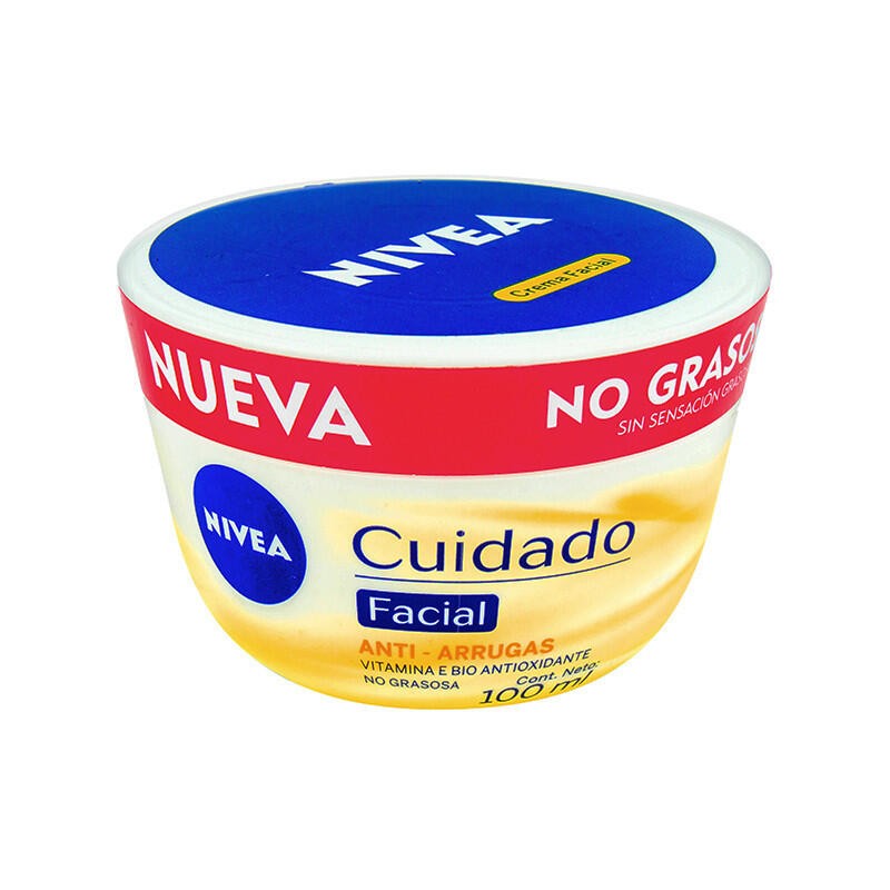 Crema Nivea Cuidado Anti Arrugas 100mL