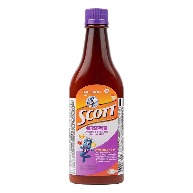 Emulsión Scott Frutas Tropicales 360mL