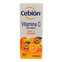 Cebion Vitamina C Naranja 30ml 100mg/mL