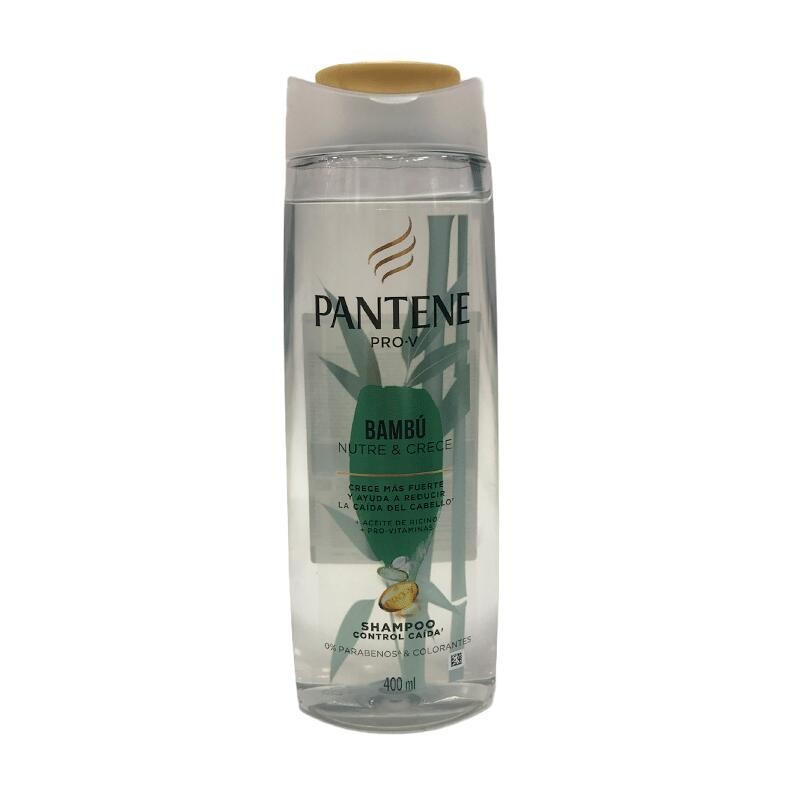 Shampoo Pantene Nutre & Crece Bambú 400mL