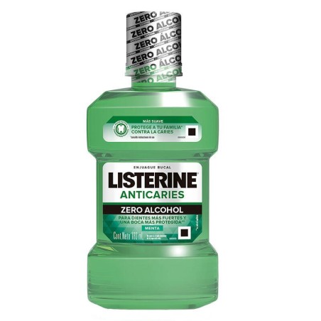 Enjuague Bucal Listerine Anticaries Zero Alcohol 180ml