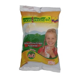 Leche en Polvo Cooratiendas Entera Azucarada 380gr