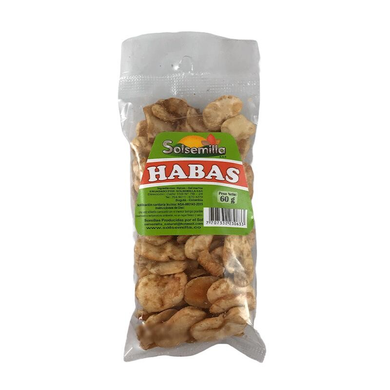 Habas Tostadas Solsemilla 60gr