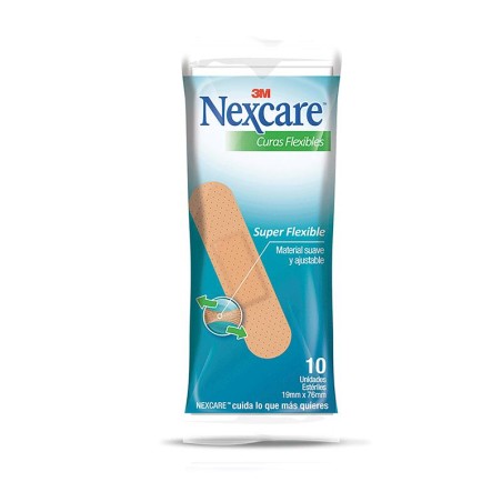 Curas Flexibles NexCare Paquete x10 Und