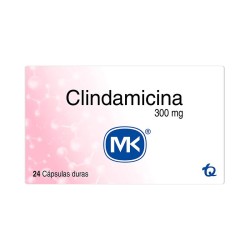 Clindamicina Mk Fracción 4 Cápsulas 300mg