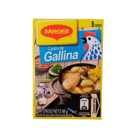 Caldo De Gallina Maggi 8 Und 88gr