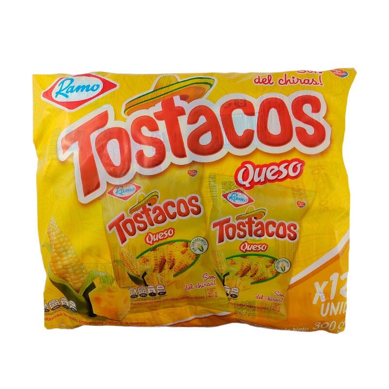 Tostacos Queso Ramo 12 Und 300gr