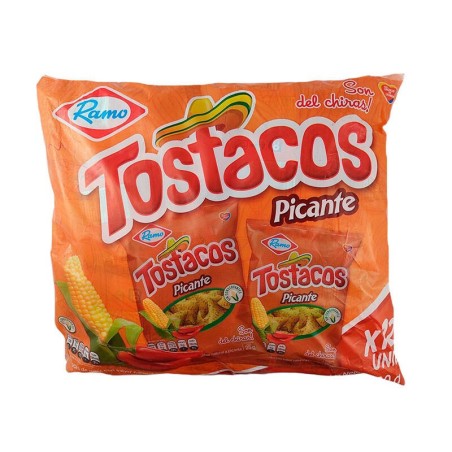 Tostacos Picantes Ramo 12 Und 300gr