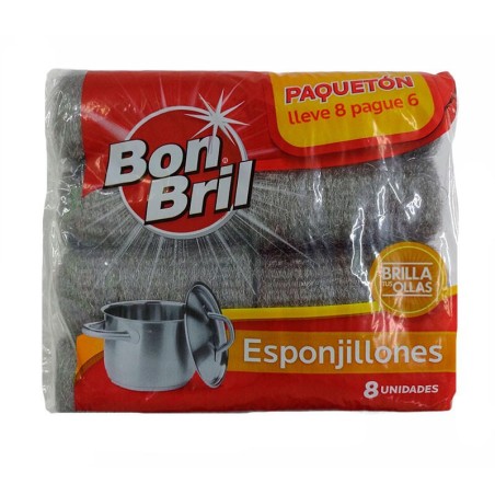 Esponjillones Bon Bril 8 Und