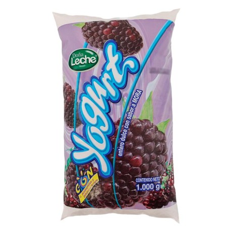 Yogurt Doña Leche Sabor a Mora 1000mL