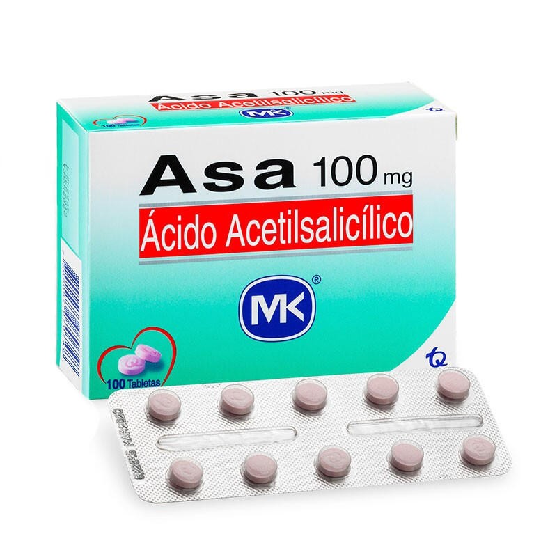 Asa Mk Fracción 10 Tabletas 100mg