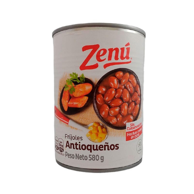 Fríjoles Antioqueños Zenú 580gr