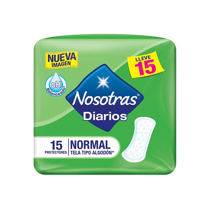 Protectores Diarios Nosotras Normal 15 Und