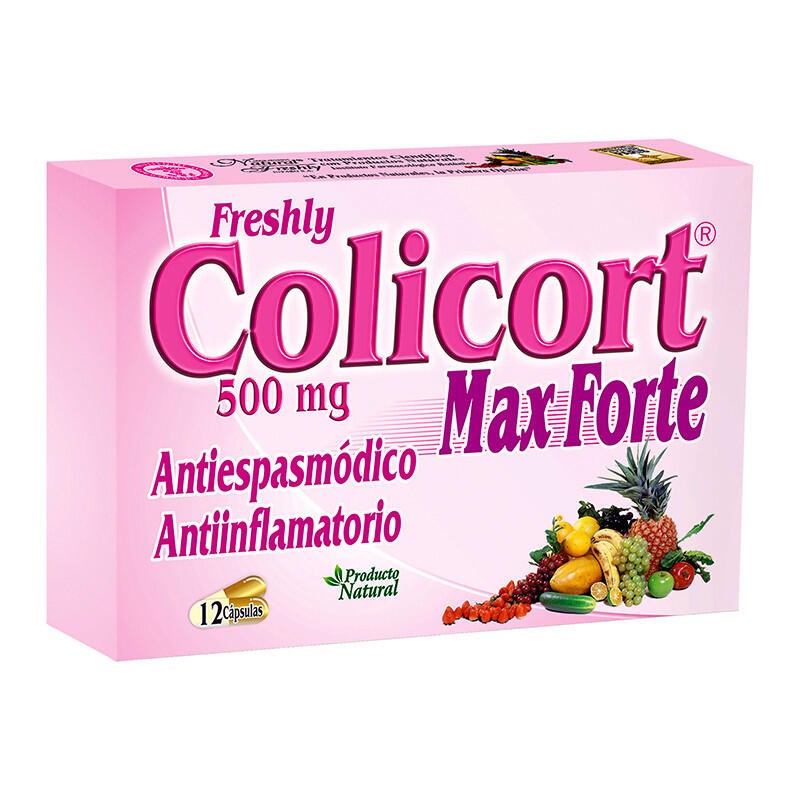 Colicort Max Forte 12 Cápsulas 500mg