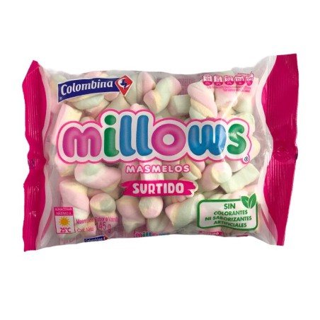 Masmelos Millows Surtido Colombina 145gr