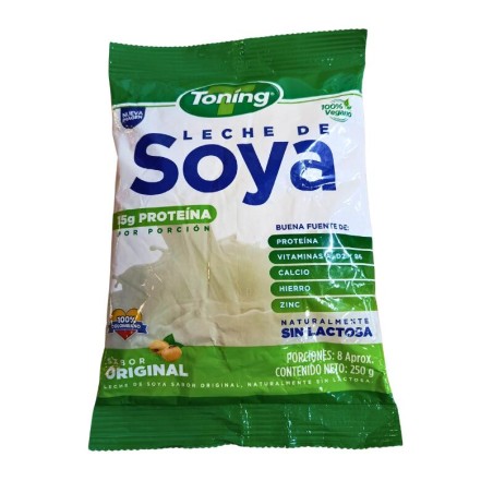 Leche de Soya Toning en Polvo Natural 250gr