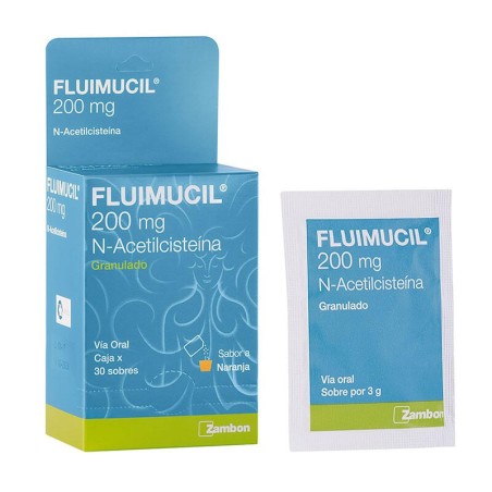 Fluimucil Granulado Fracción 1 Sobre 3gr 200mg