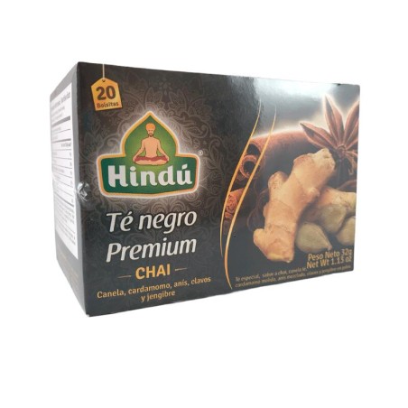 Té Hindú Negro Premium Chai 20 Und 32gr