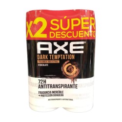 Desodorante Axe dark antitrans spray X2Uni X152ml