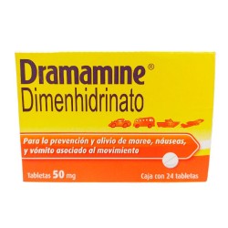 Dramamine Fraccíon 12 Tabletas