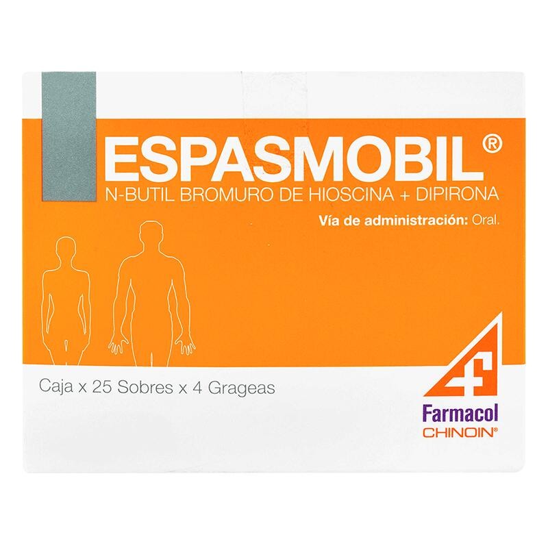 Espasmobil Farmacol Fracción 4 Tabletas