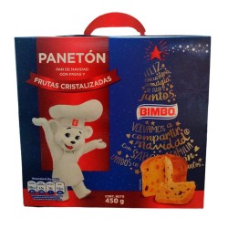 Panetón Frutas Cristalizadas Bimbo 450gr