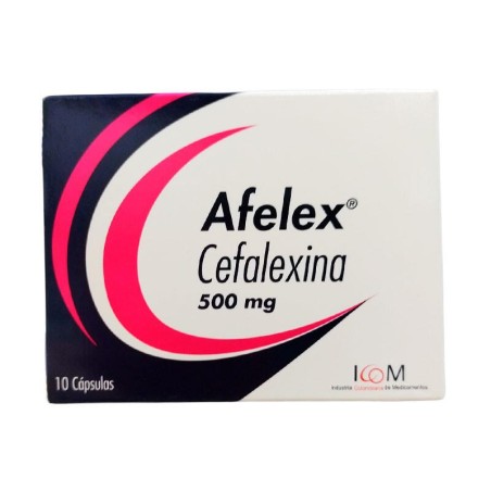 Afelex Icom 10 Cápsulas 500mg