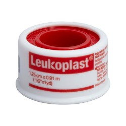 Esparadrapo Leukoplast 1/2 x 1 Yardas 1.25cm x 0.91m