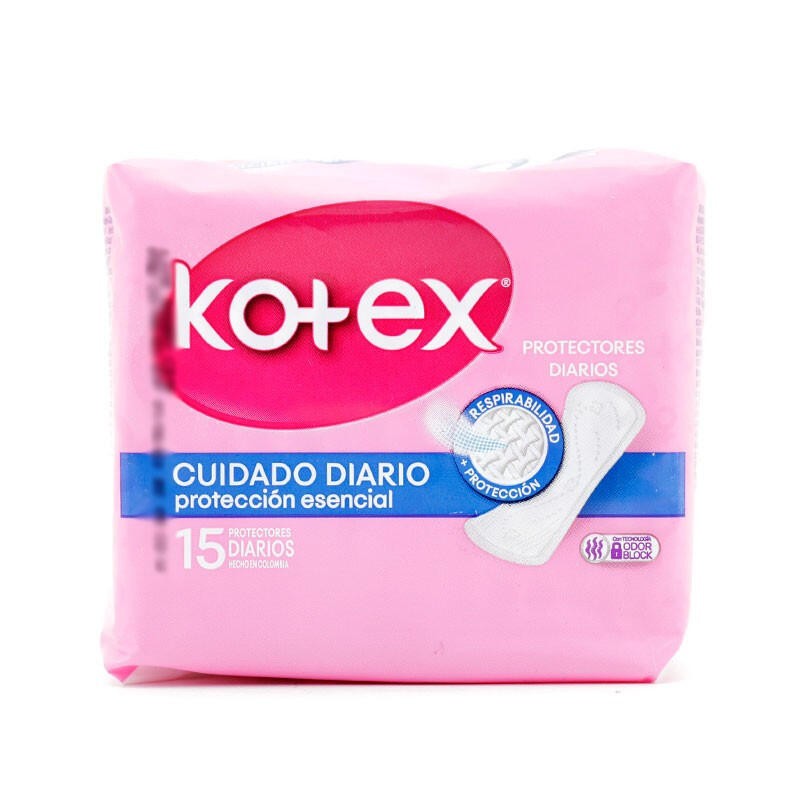 Protectores Diarios Kotex 15 Und