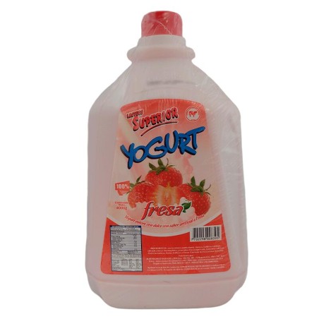 Yogurt Superior Sabor Fresa 4.000mL