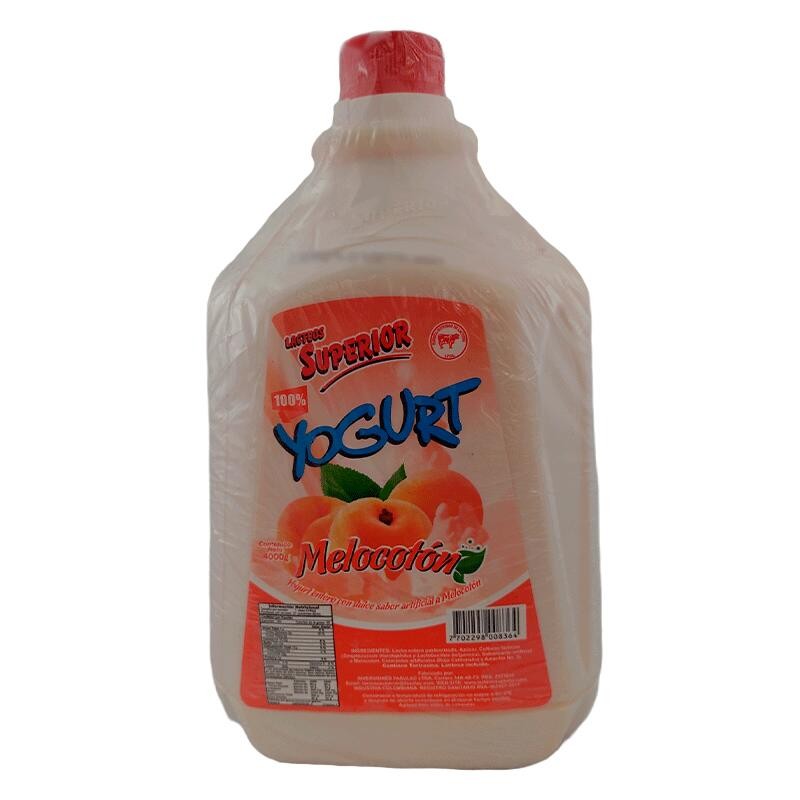 Yogurt Superior Sabor Melocotón 4000mL