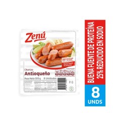 Chorizo Antioqueño Zenú 8 Unidades 500gr