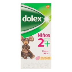 Dolex Niños 2+ Fracción 10 Tabletas