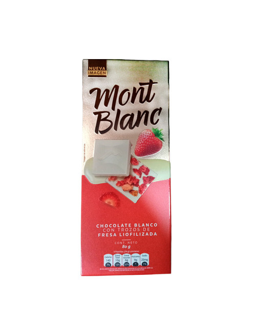 Chocolatina MontBlanc Fresa...