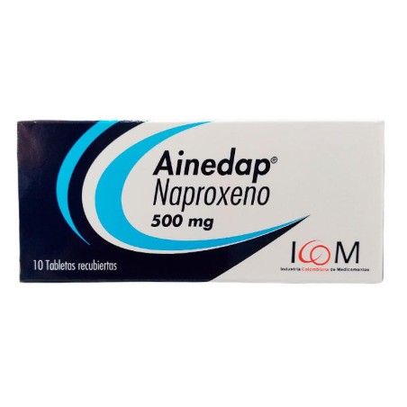 Ainedap Icom 10 Tabletas 500mg