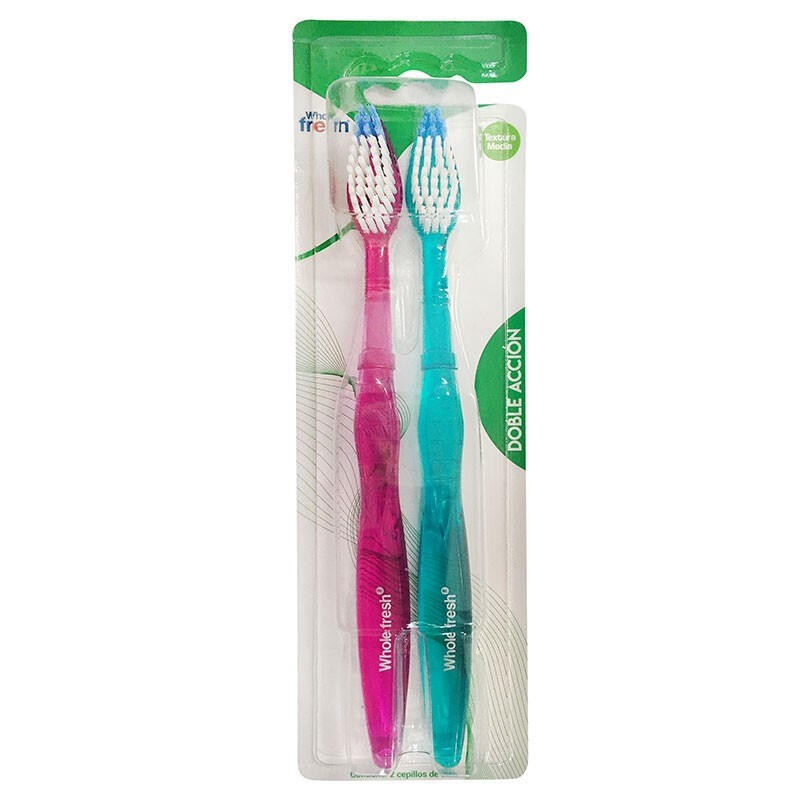 Cepillo Dental Wholefresh Doble Acción 2 Und