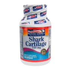 Shark Cartilage Healthy América 100 Cápsulas 750mg